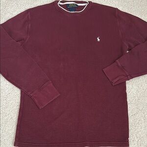 Polo Ralph Lauren Maroon Long Sleeve